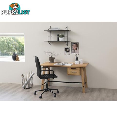 RYDEN Display Unit 76cm - Black & Paulownia Colour - AC-H000019001 - 5705994947984