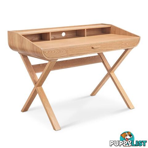 MAZEN Working Desk 1.2M - Natural Ash Veneer - HL-MK6119 - 9334719002491