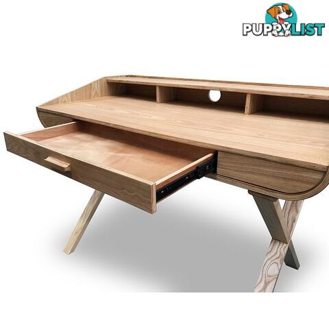 MAZEN Working Desk 1.2M - Natural Ash Veneer - HL-MK6119 - 9334719002491