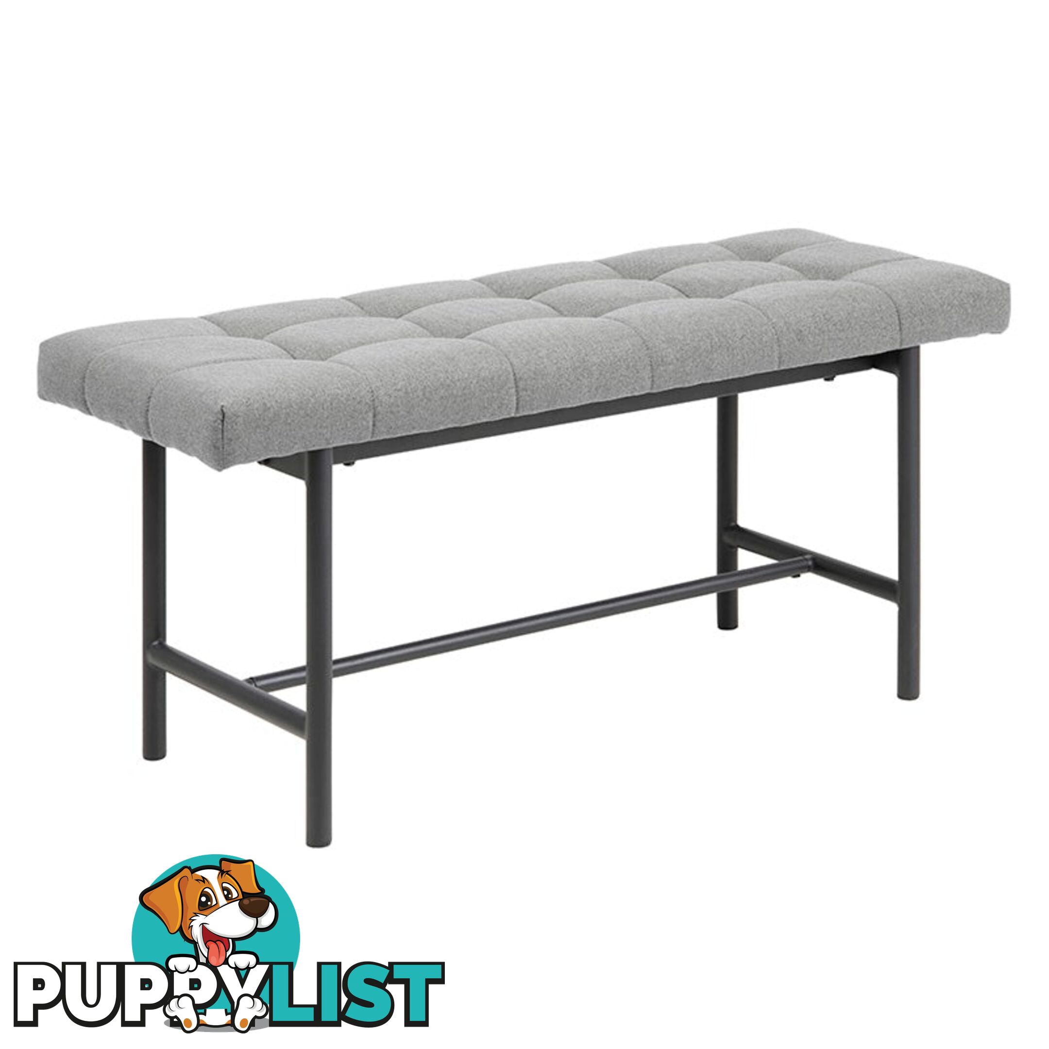 JORY Bench Seat 100CM - Light Grey - AC-0000081139 - 5713941059192