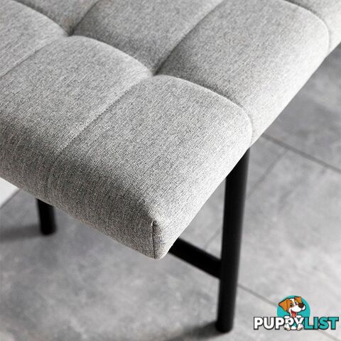 JORY Bench Seat 100CM - Light Grey - AC-0000081139 - 5713941059192