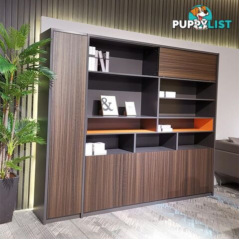 RADDIX Display Unit 240cm - Brown - DF-FF-S0120 - 9334719003375