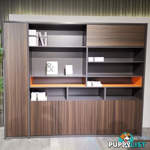 RADDIX Display Unit 240cm - Brown - DF-FF-S0120 - 9334719003375