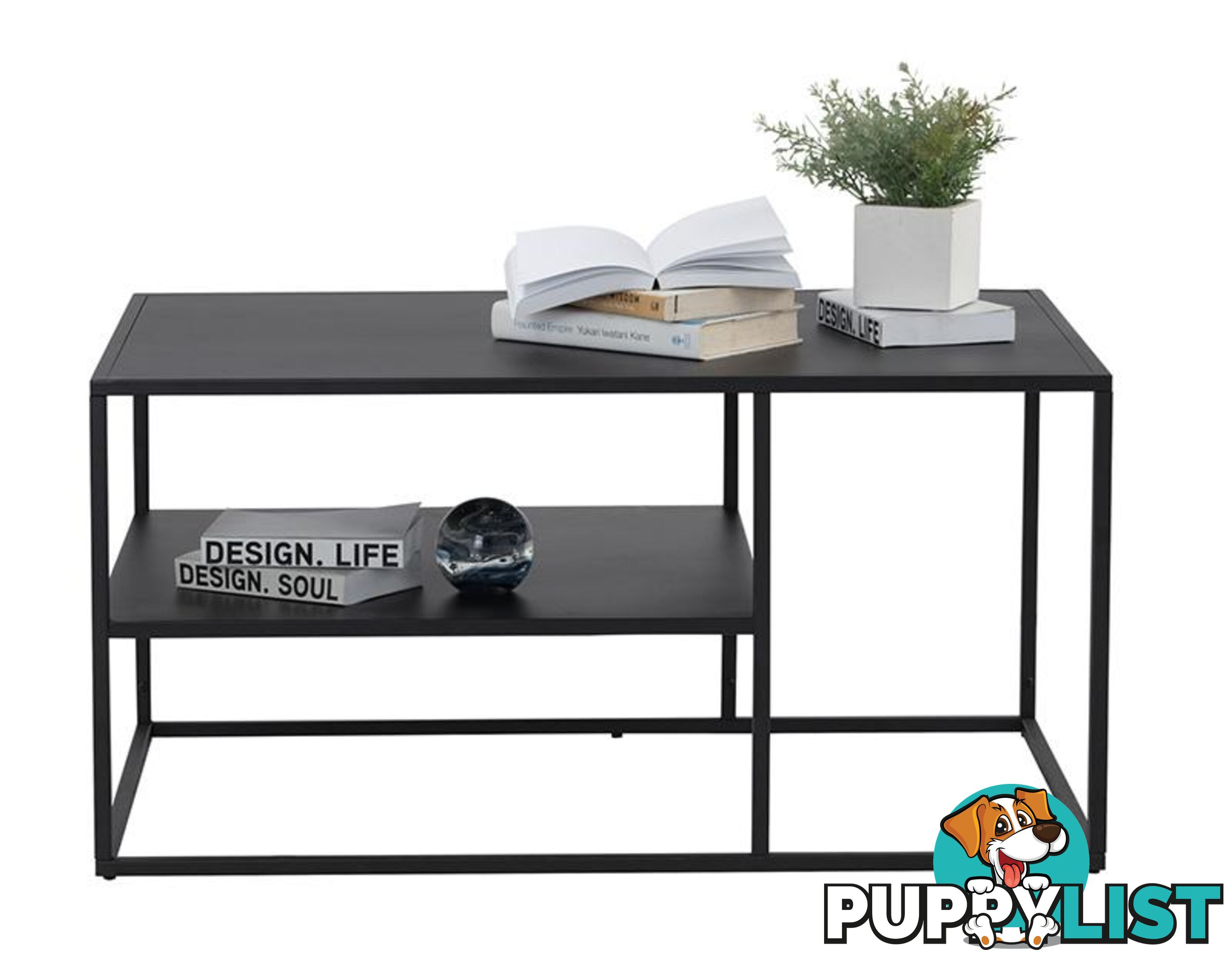 KATHERYNE Coffee Table 90cm - Black - 133042 - 9334719000534