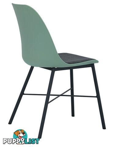 LAXMI Dining Chair - Dusty Green & Black - 241190 - 9334719008479