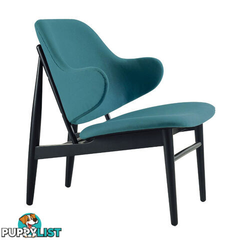 VERONIC Lounge Chair - Teal & Black - VERONIC_114_733 - 9334719012308