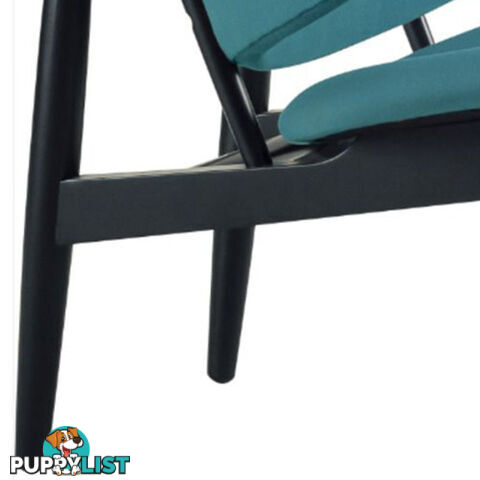 VERONIC Lounge Chair - Teal & Black - VERONIC_114_733 - 9334719012308