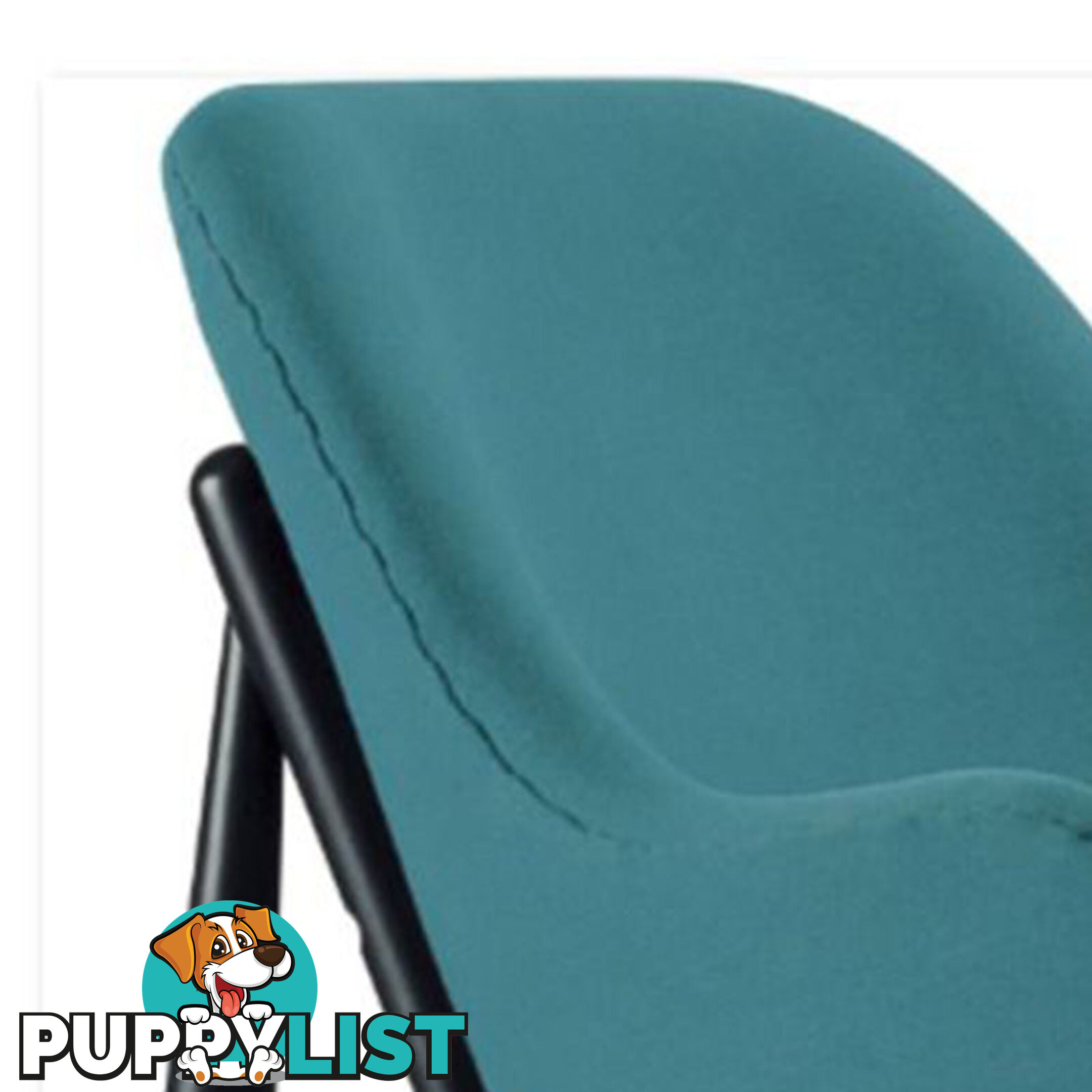 VERONIC Lounge Chair - Teal & Black - VERONIC_114_733 - 9334719012308