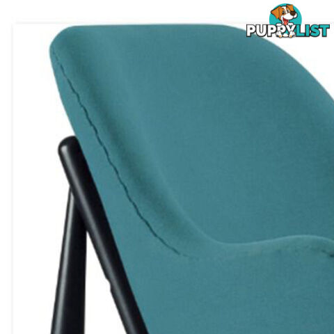 VERONIC Lounge Chair - Teal & Black - VERONIC_114_733 - 9334719012308