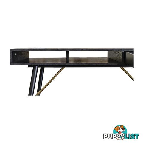 RANIA Study Desk Console 120cm - Black - MI-BH664-CO - 9334719007663