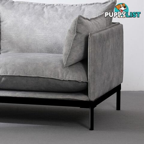 SINCLAIR Single Seater Sofa in Grey - BB-S005-GY - 9334719011066