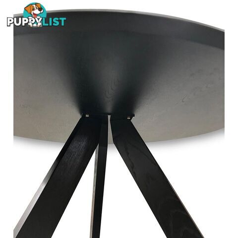 ACE Round Dining Table 1.2M - Black - LI-NS9289-BLK - 9334719002941