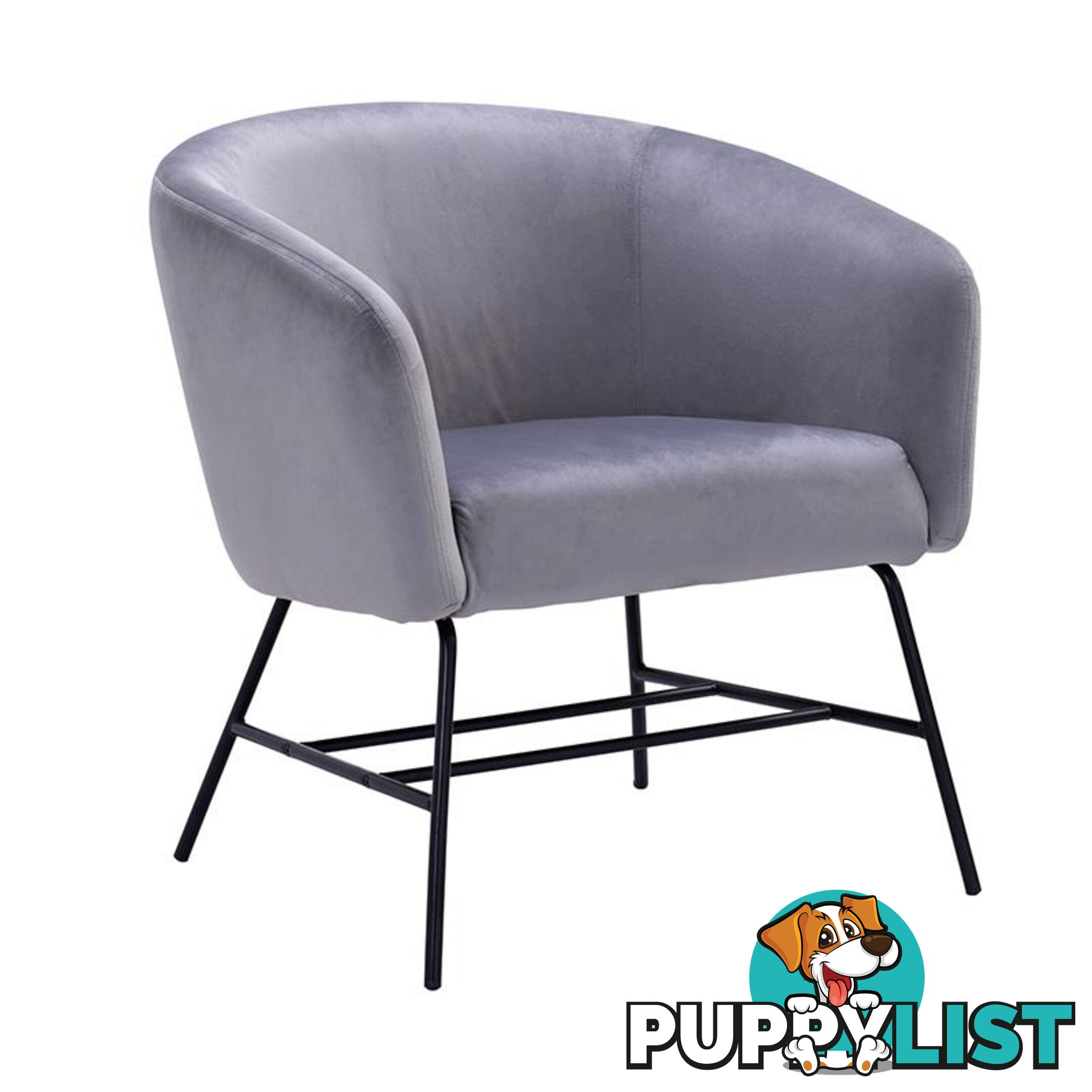 GALEN Lounge Chair - Ash Grey - 231197 - 9334719000800