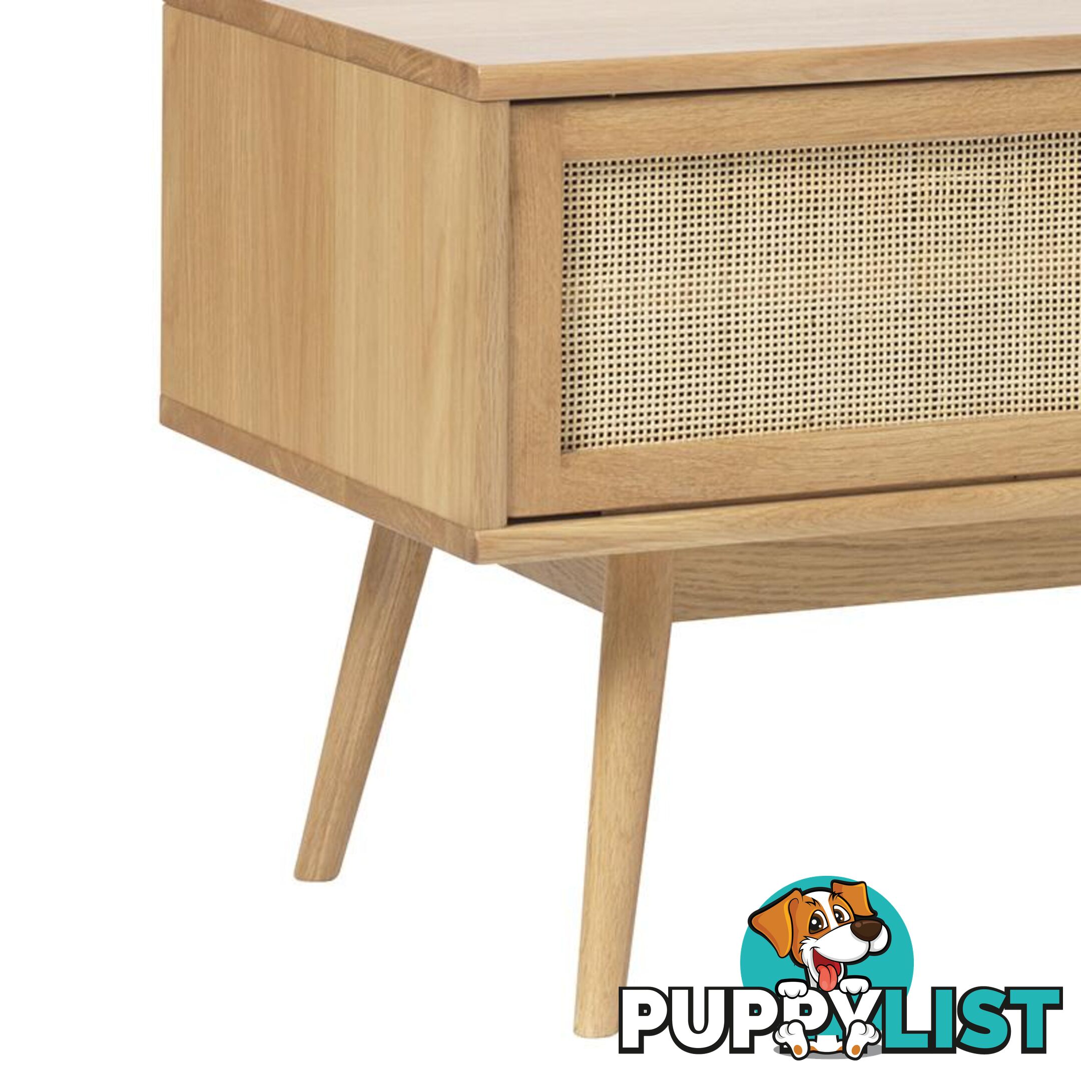 BARRALI Entertainment TV Unit 150cm -  Natural & Rattan - 43290200 - 5704745096520