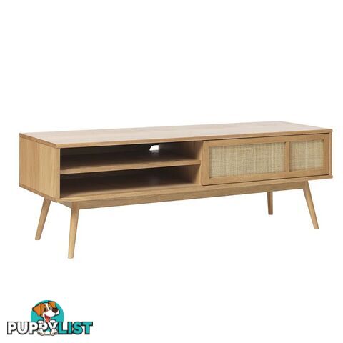 BARRALI Entertainment TV Unit 150cm -  Natural & Rattan - 43290200 - 5704745096520