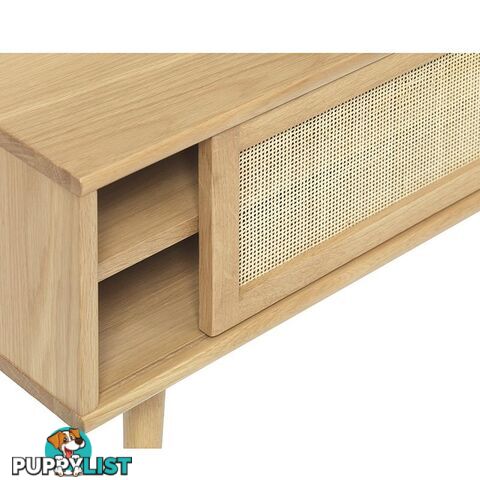 BARRALI Entertainment TV Unit 150cm -  Natural & Rattan - 43290200 - 5704745096520