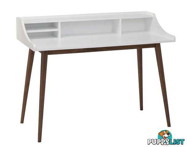 LAGOM Study Desk 120cm - Natural & White - 124030 - 9334719000473