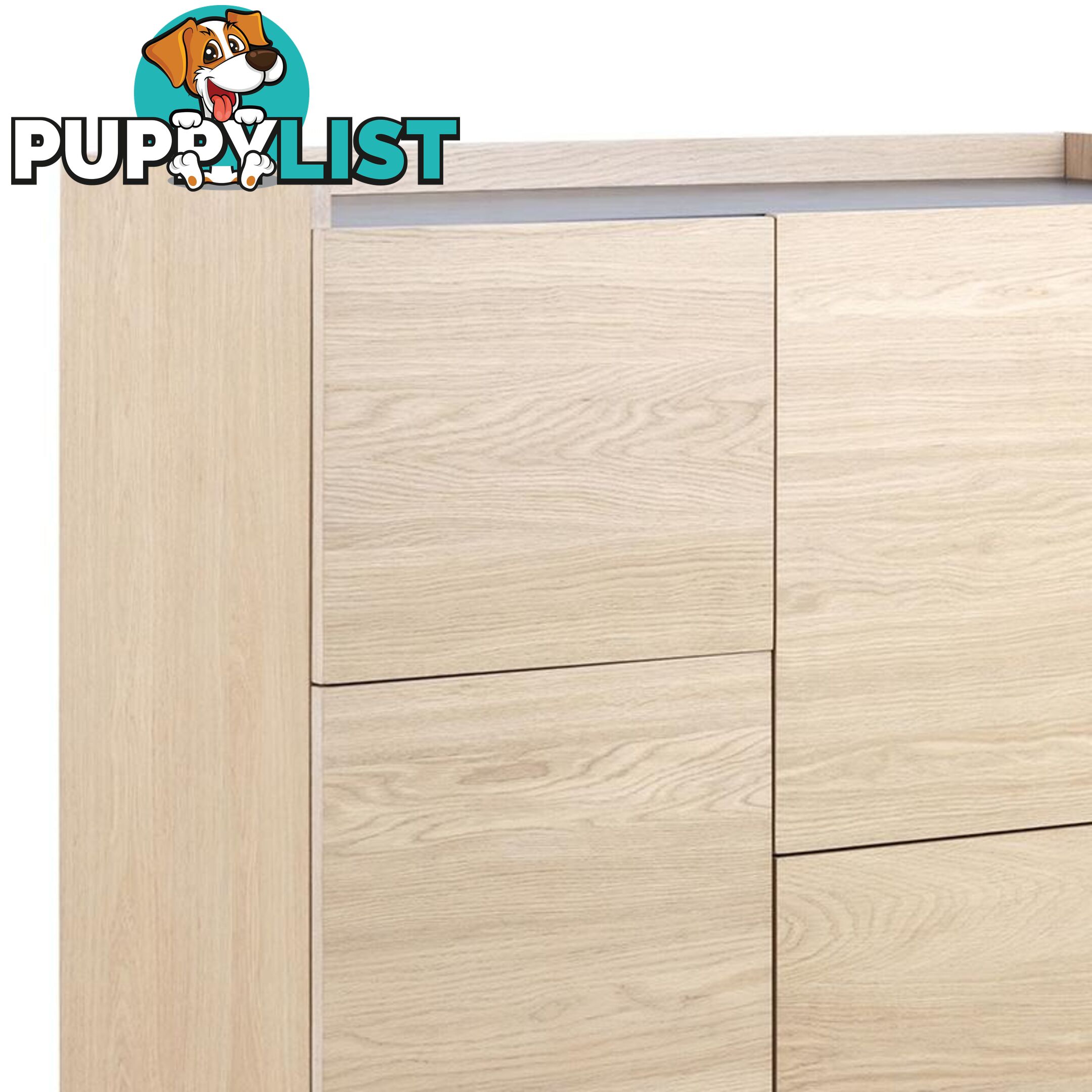 BROGAN Tall Sideboard 100cm - Natural - AC-91912-1 - 5713941002174