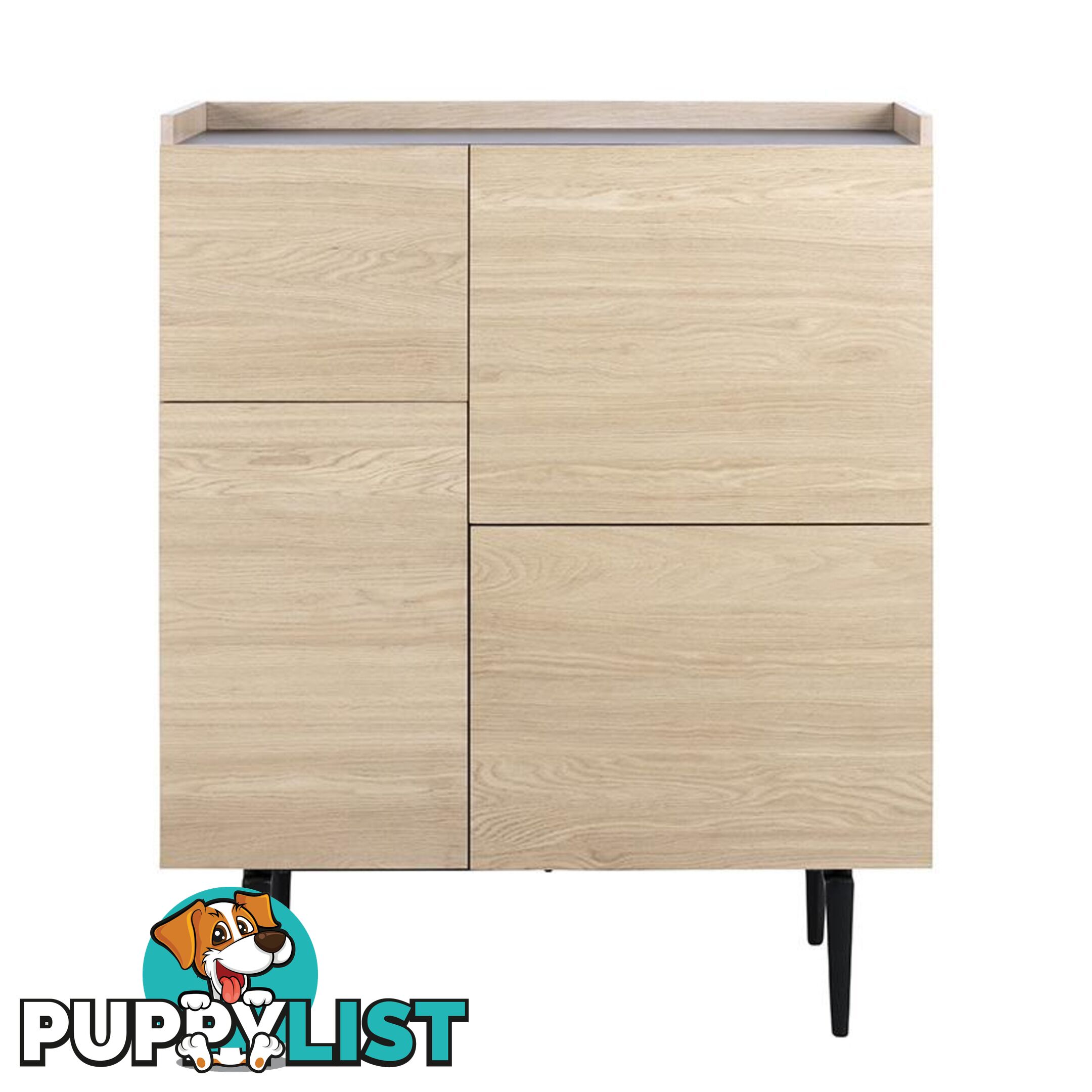 BROGAN Tall Sideboard 100cm - Natural - AC-91912-1 - 5713941002174