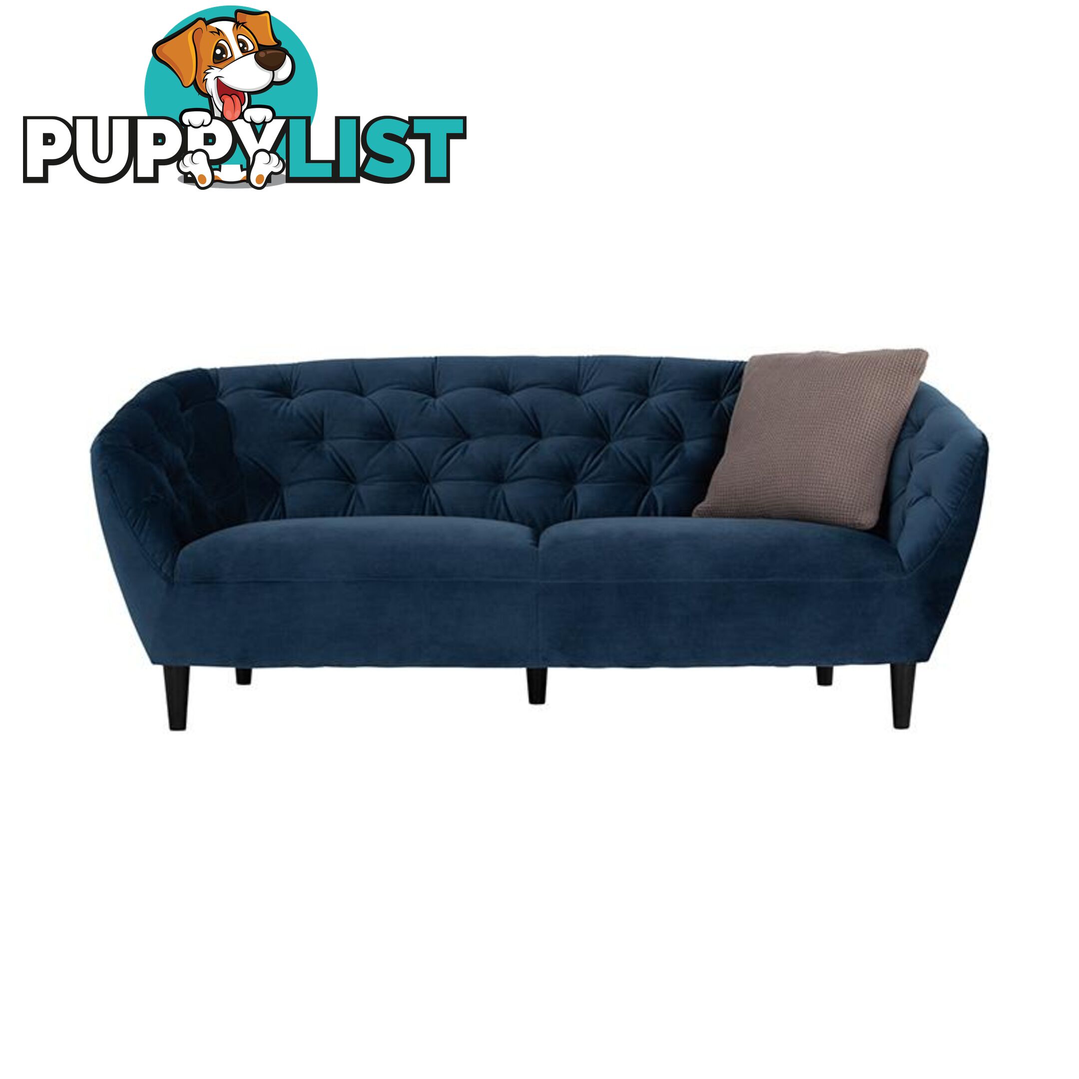 HUAYRA 3 Seater Sofa - Blue - 233152 - 9334719002644