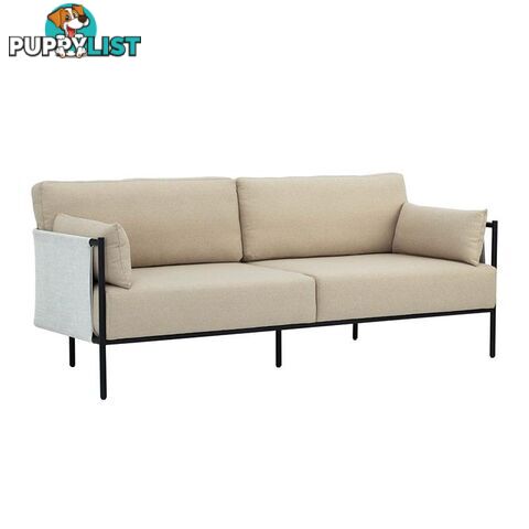 TREDIA 3 Seater Sofa - Tortilla/ White Grey Colour - 233124 - 9334719002613