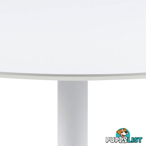 TITAN Round Dining Table 110cm - White - AC-10110-1 - 5706553406683