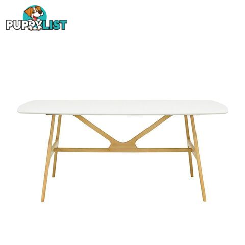 FILA Dining Table 1.8M - Natural & White - 1469089