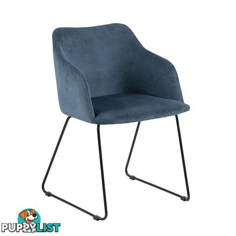 AYLA Dining Chair - Blue - AC-22256-16 - 5706553415807