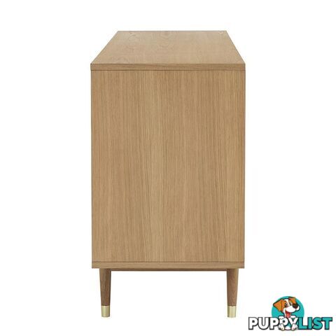 HOUSTON 200cm Sideboard - Natural & Grey - 346018 - 9334719004044