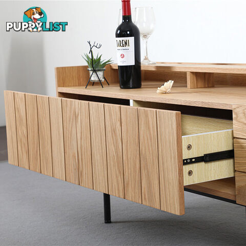 ZANE Entertainment TV Unit 160cm - Natural Oak - BB-TV1006 - 9334719012094