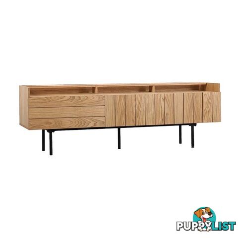 ZANE Entertainment TV Unit 160cm - Natural Oak - BB-TV1006 - 9334719012094