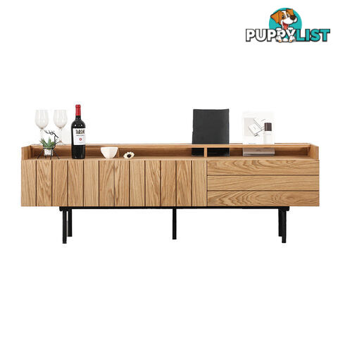 ZANE Entertainment TV Unit 160cm - Natural Oak - BB-TV1006 - 9334719012094