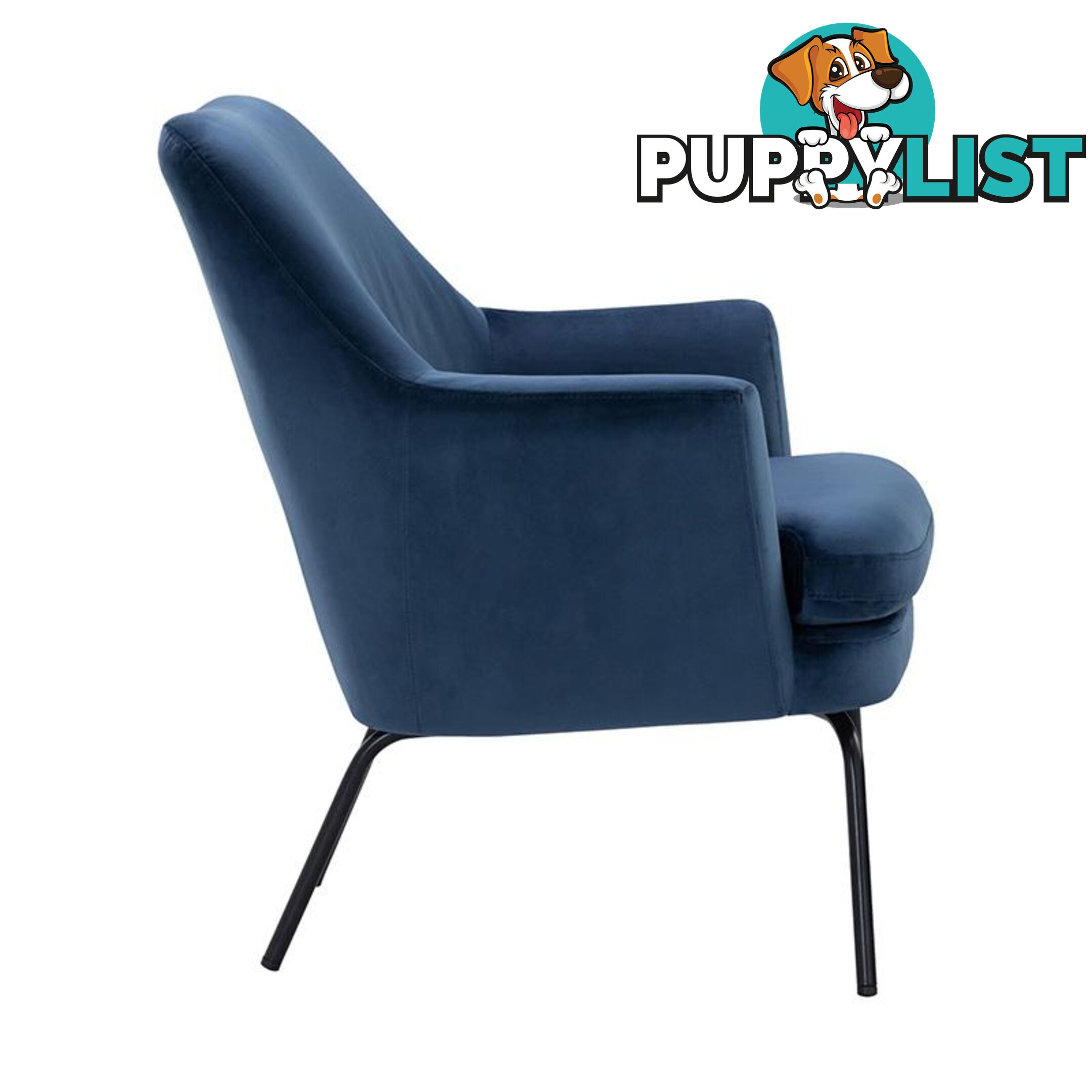 LUCIAN Lounge Chair - Blue - 231196 - 9334719000794