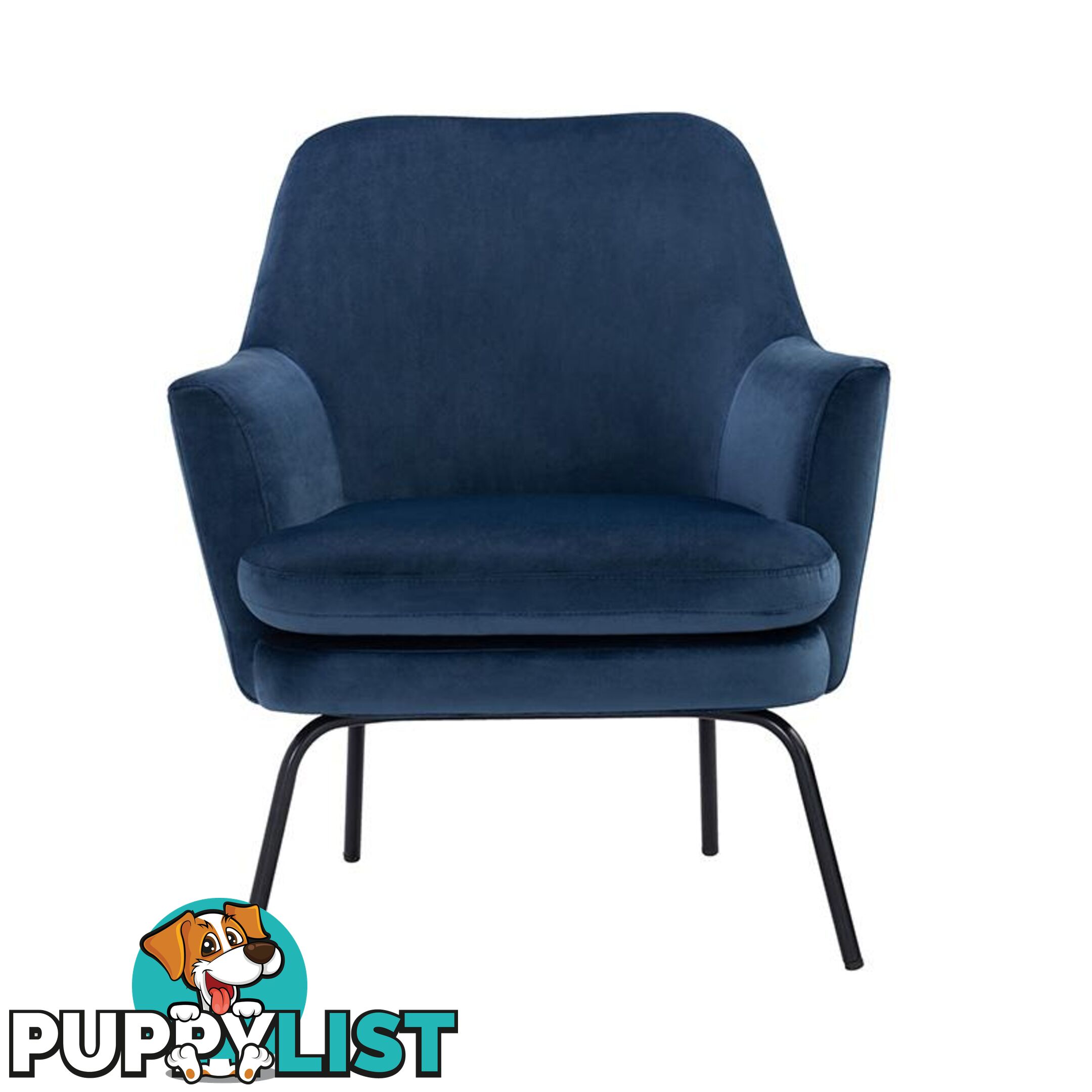 LUCIAN Lounge Chair - Blue - 231196 - 9334719000794