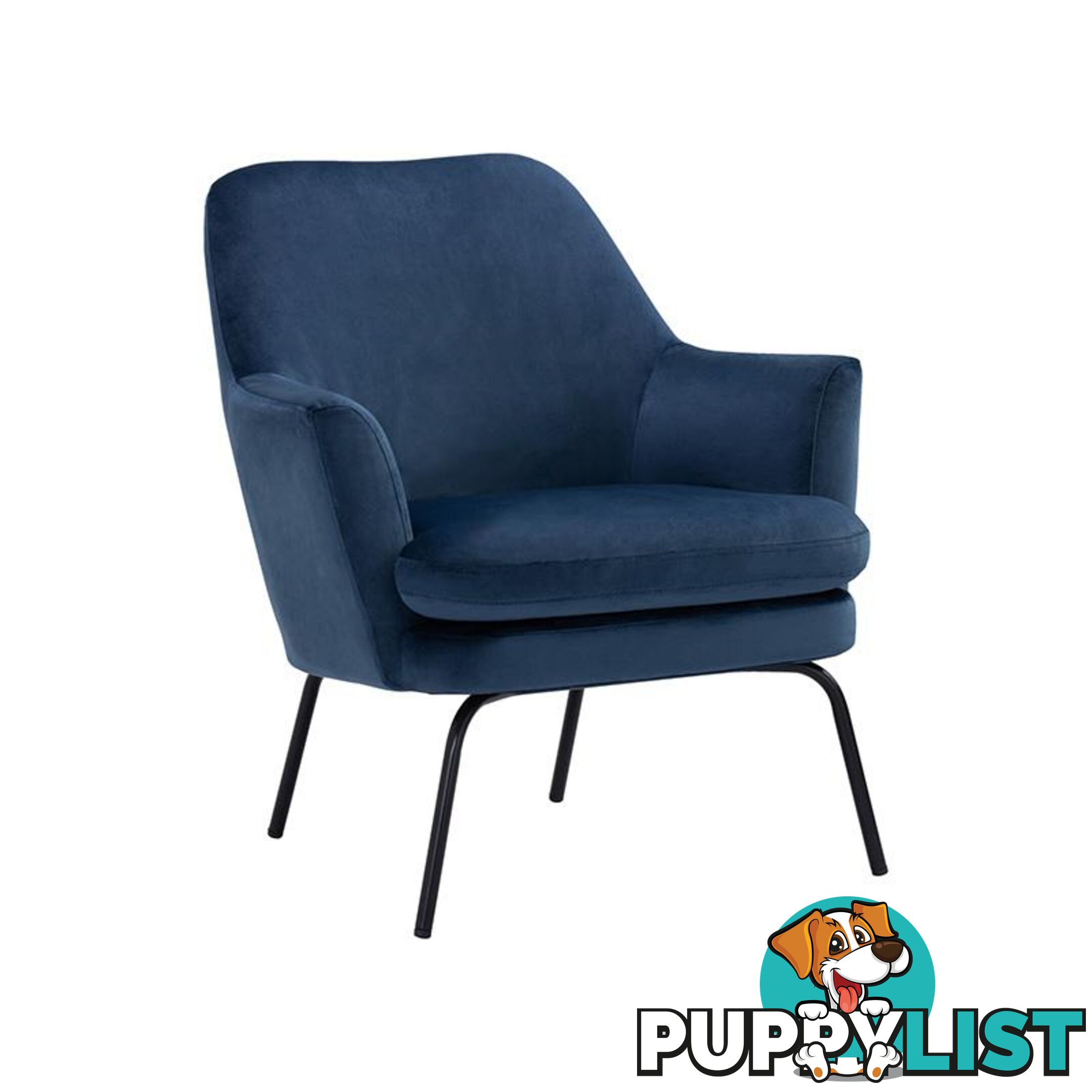 LUCIAN Lounge Chair - Blue - 231196 - 9334719000794