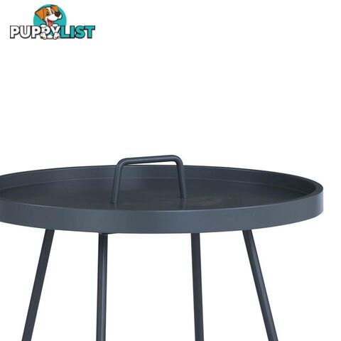 JAXI Round Coffee Table 40cm - Graphite Grey - 131044 - 9334719004860