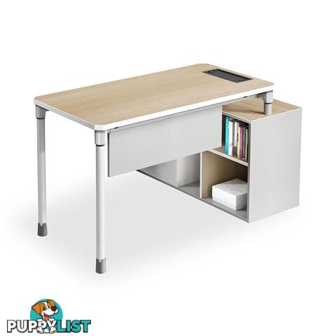 RAVEN SINGLE Workstation 160-180/100cm - Natural White - WF-SZW003 - 9334719010274