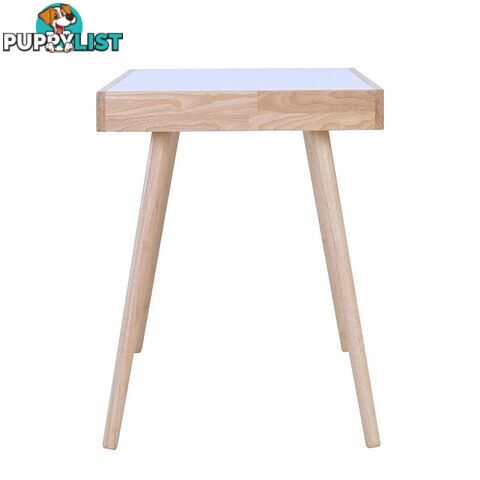 RETH Study Desk 120cm - Natural & White - 124027 - 9334719002798