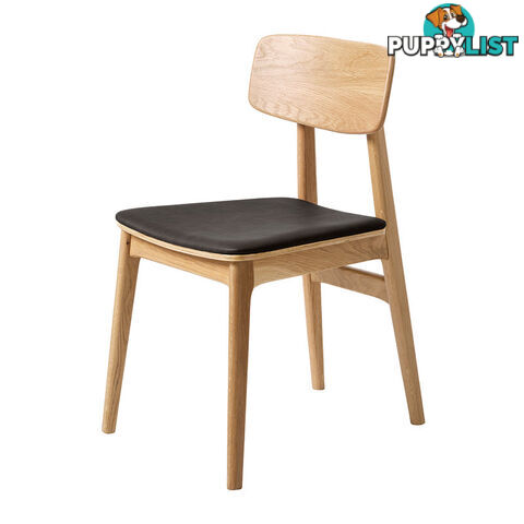 TACY Dining Chair - Natural & Black - 38440202 - 5704745091259