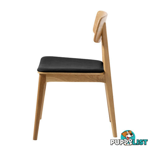 TACY Dining Chair - Natural & Black - 38440202 - 5704745091259