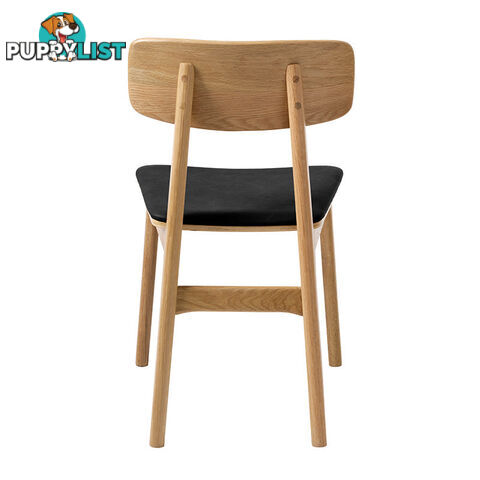 TACY Dining Chair - Natural & Black - 38440202 - 5704745091259