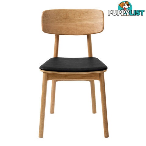 TACY Dining Chair - Natural & Black - 38440202 - 5704745091259