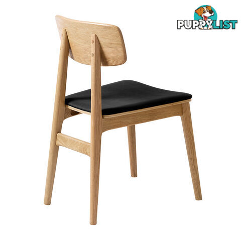 TACY Dining Chair - Natural & Black - 38440202 - 5704745091259