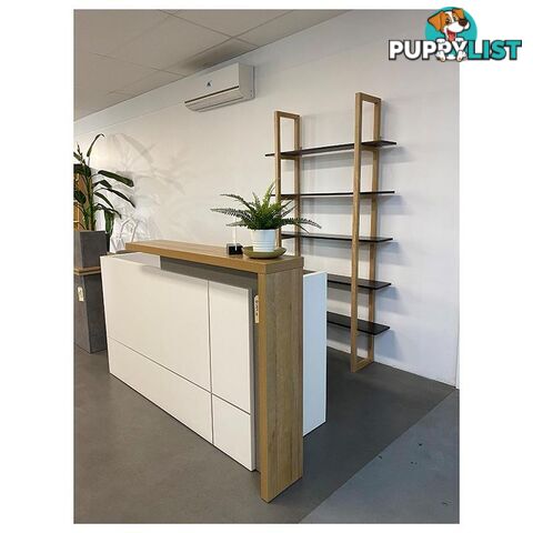 MAREN Display Unit Natural & Black - 110x200cm - AC-60039-2 - 5706553409950