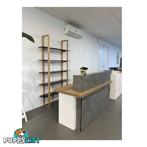 MAREN Display Unit Natural & Black - 110x200cm - AC-60039-2 - 5706553409950