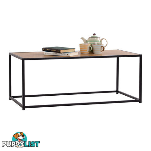 BRADFORD Coffee Table 100cm - Natural & Black - 133043 - 9334719000541