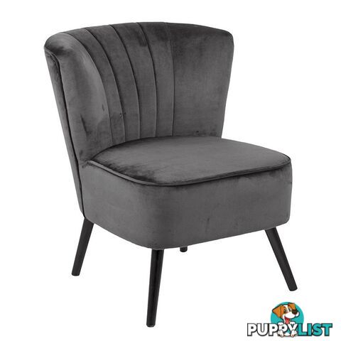 LEILA Lounge Chair - Dark Grey - AC-0000083362 - 5713941083005