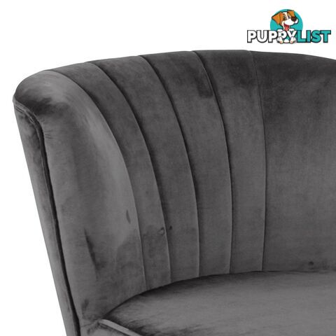 LEILA Lounge Chair - Dark Grey - AC-0000083362 - 5713941083005