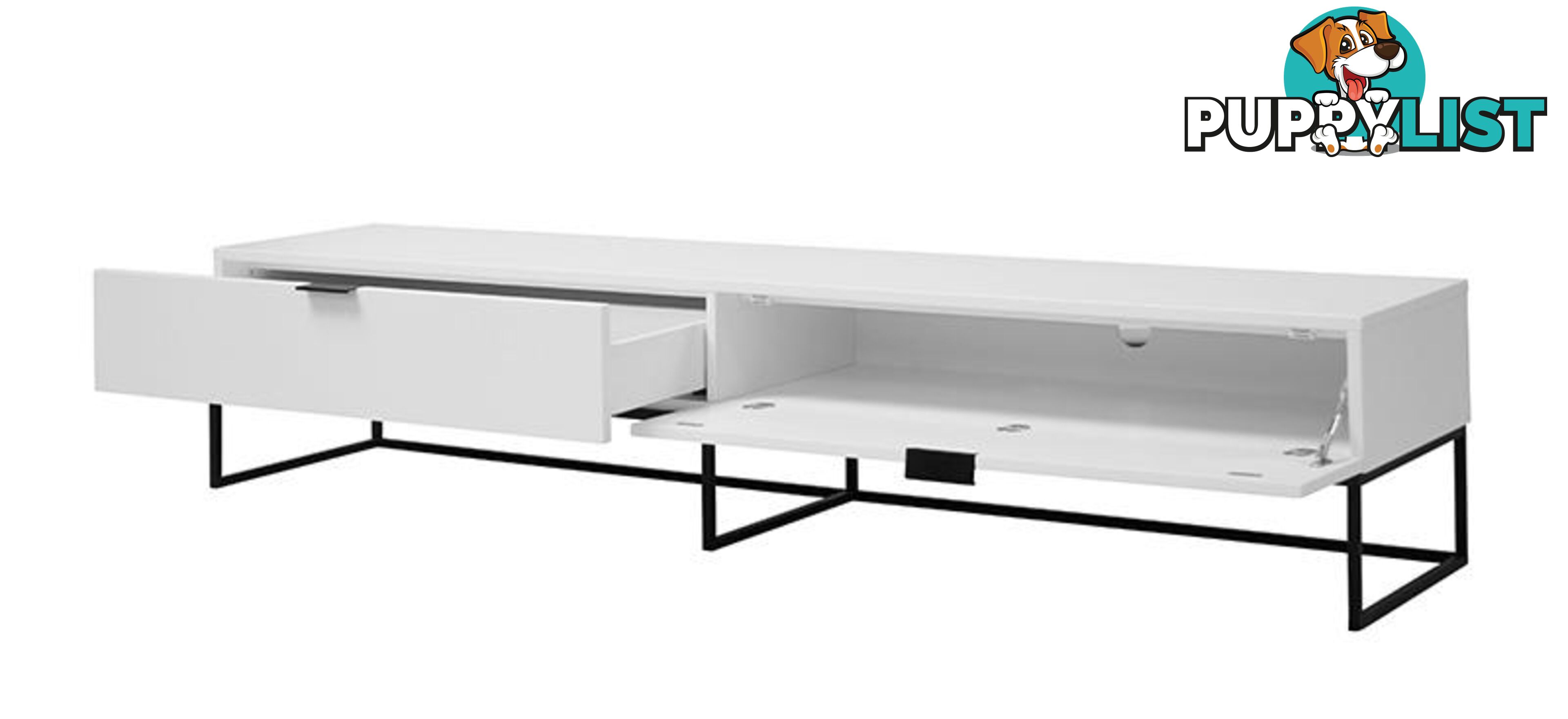 SVANA TV Entertainment Unit - 200cm - White - AC-H000020360 - 5713941037756