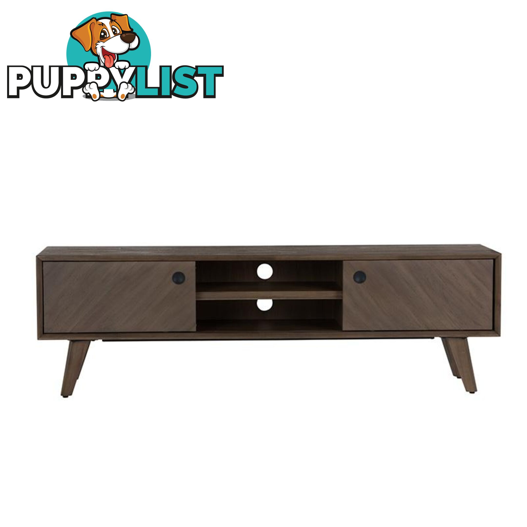 TORRELL 165cm TV Entertainment Unit - Woodline Mocha - 335010 - 9334719010625